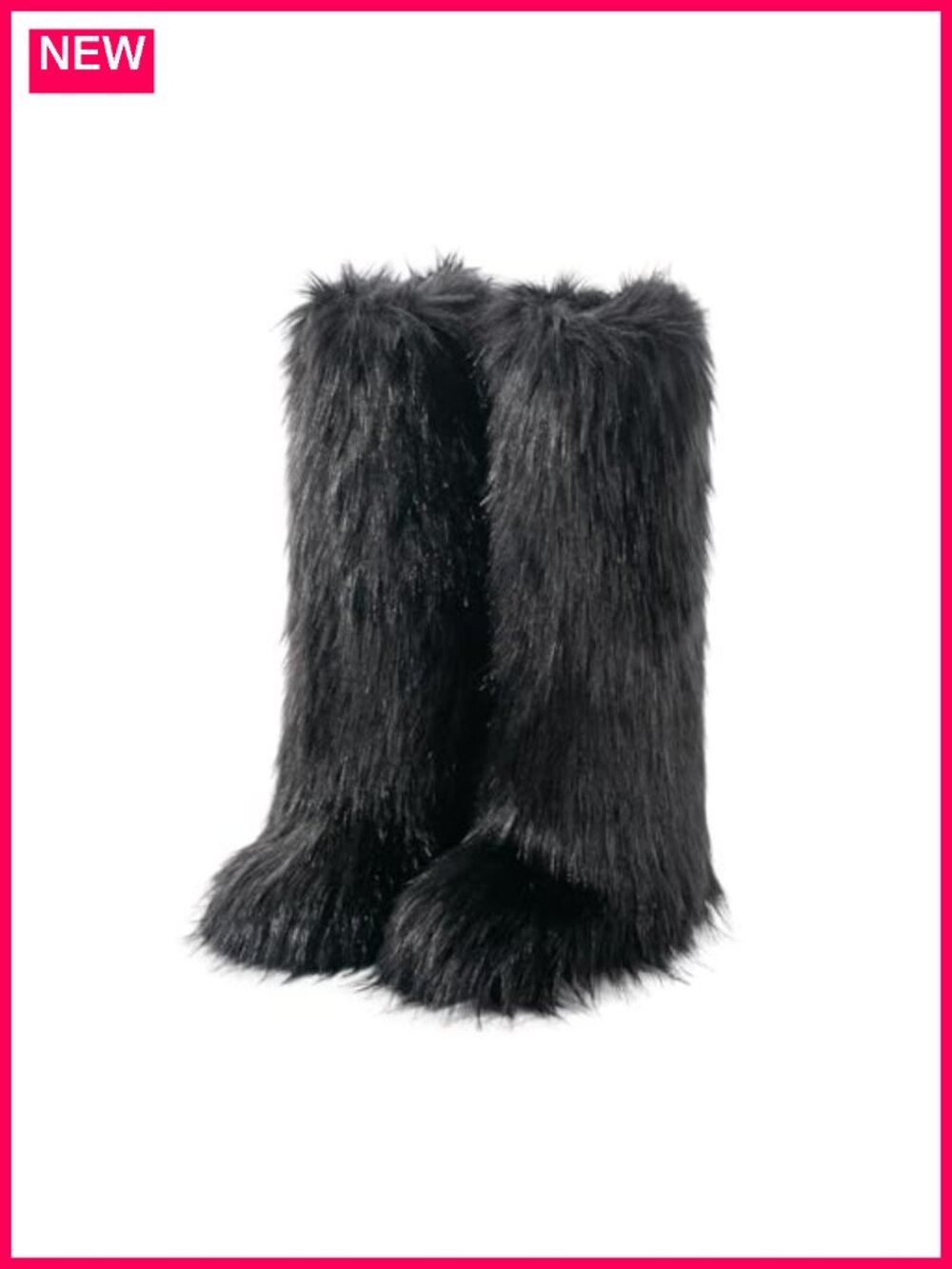 Women's Knee-High Faux Fur Boots Insulated Slip Resistant Winter